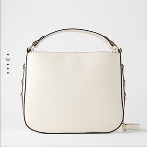 Zara metal trim bucket bag